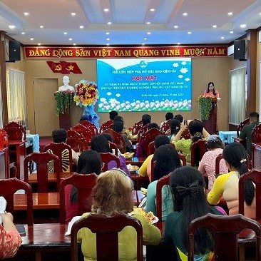 Kiên Hải Họp Mặt Kỷ Niệm 95 Năm Ngày Thành Lập Hội LHPN Việt Nam